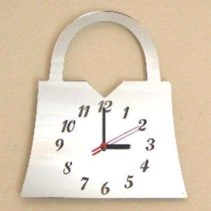 Handbag Clock Mirror - 35cm